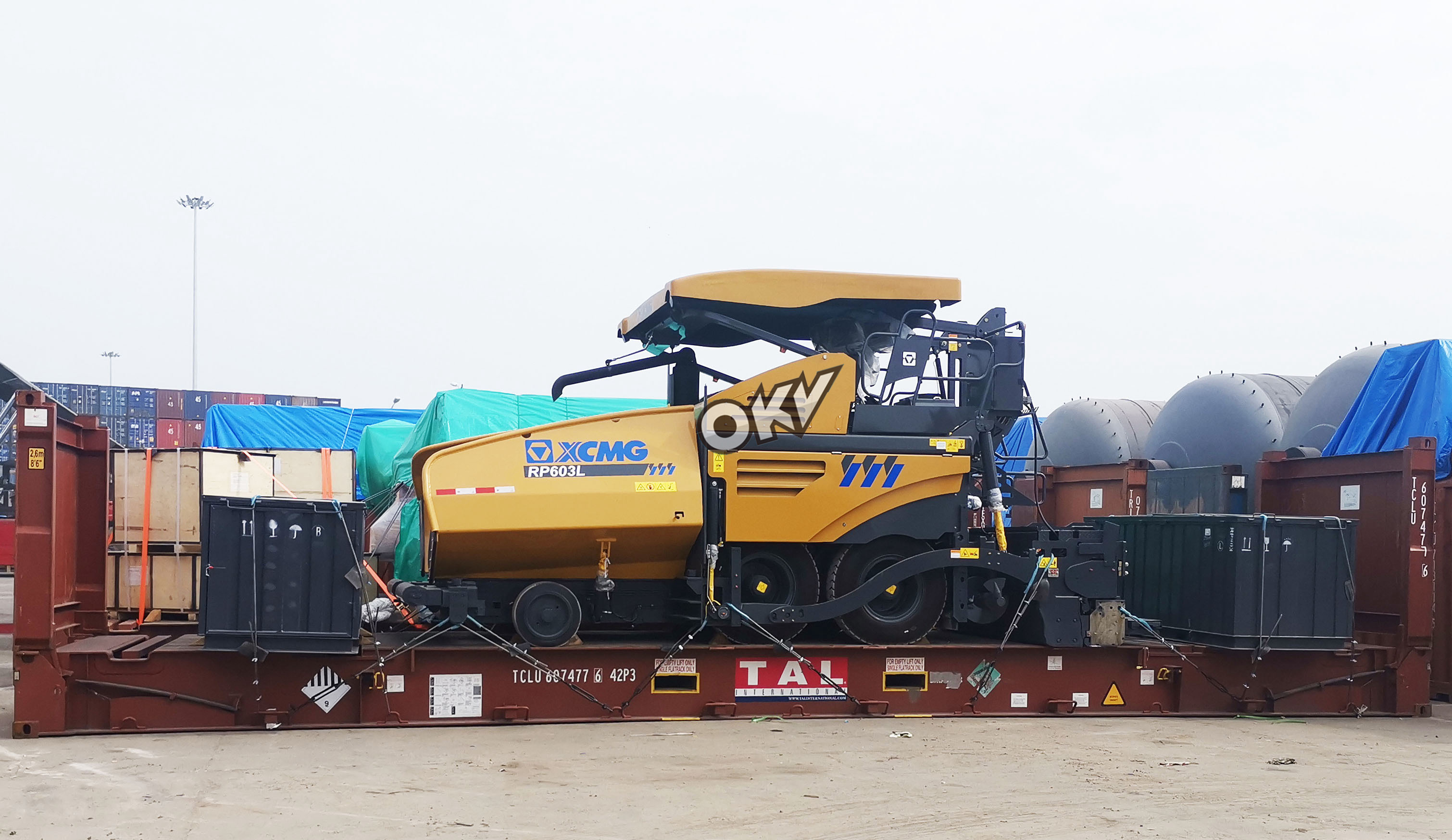 XCMG ASPHALT CONCRETE PAVER RP603L TO SOUTHEAST ASIA 