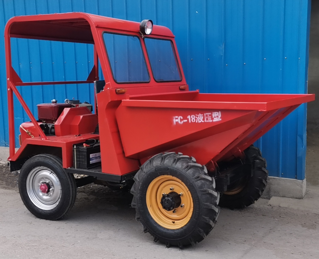 FC-18 Hydraulic Type Mini Dump Truck Delivered to Africa for Farming Use