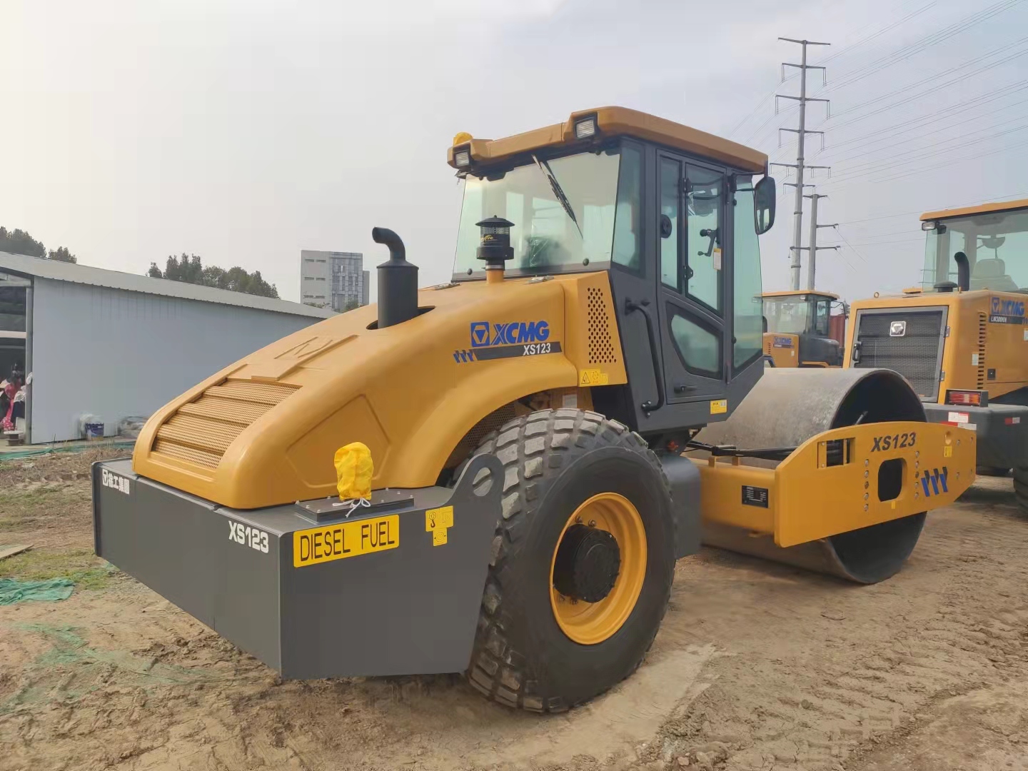XCMG Vibratory Roller Model XS123 to Southeast Asia