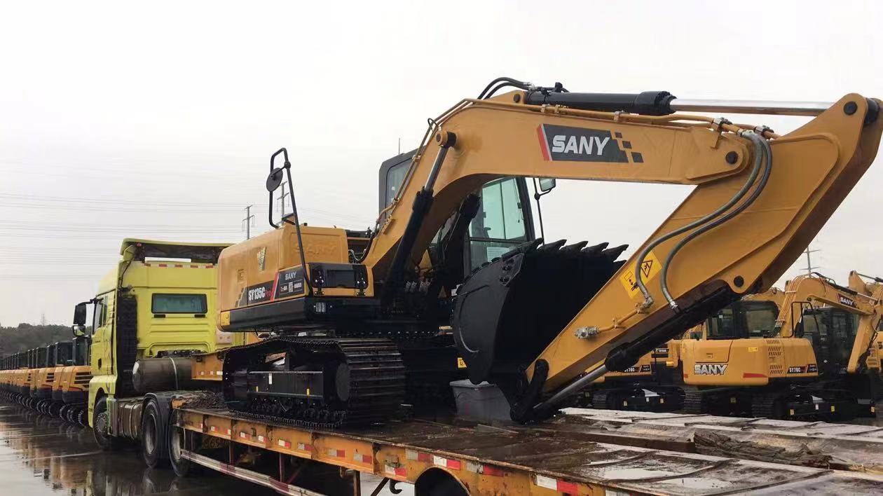 3 Units of SANY Excavator SY135 Delivery