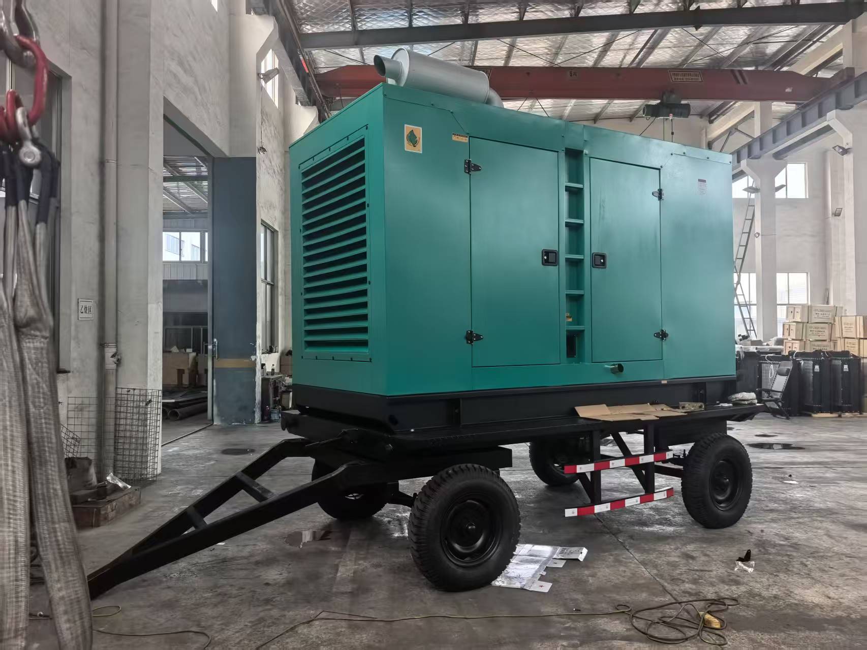 Two 500kw Weichai generator sets and 400kw towed generator sets were delivered