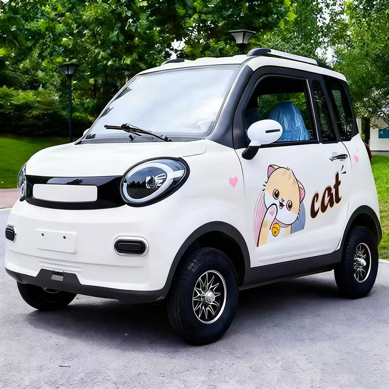 Newly Popular 4-Wheel Electric Vehicle Chinese Manufacturer 2-Seater Smart Car Mini Electric Vehicle