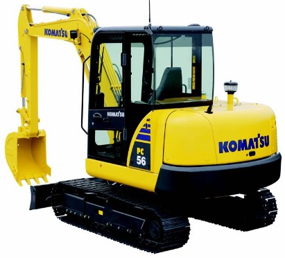 Komatsu PC56 Mini Excavator – 5.6-Ton Compact Construction Machine