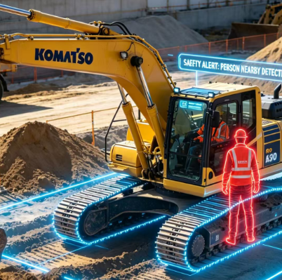 Komatsu Launches AI-Powered Human Detection System for Crawler Excavators