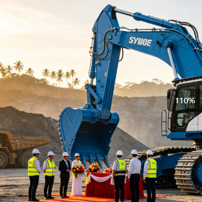 SANY SY3000E Electric Mining Excavator Delivered to Indonesia Market
