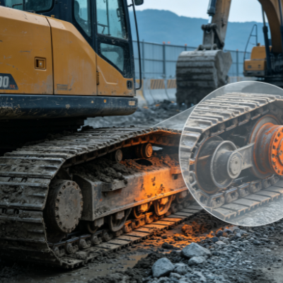 Construction Machinery Undercarriage Wear Solution: Extend Track Component Service Life