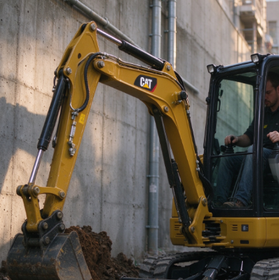 Caterpillar Introduces New Cat 301 CR Micro Excavator for Confined-Space Applications