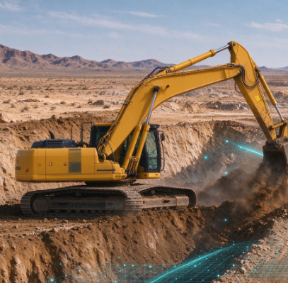 Komatsu Advances Autonomous Excavator Technology with AI